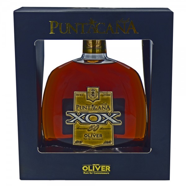 Punta Cana XOX 50th Aniversario Rum with incomparable taste 