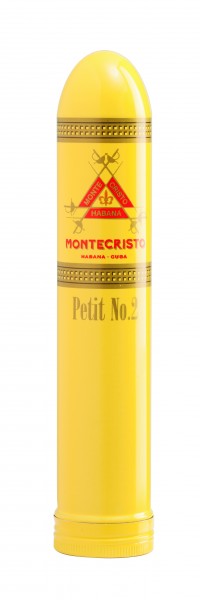 Montecristo Petit No. 2 verpackt im gelbem Alu Tubos 