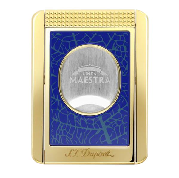 S.T. Dupont Stand Cutter Partagas Linea Maestra Blue/Gold limited edition 