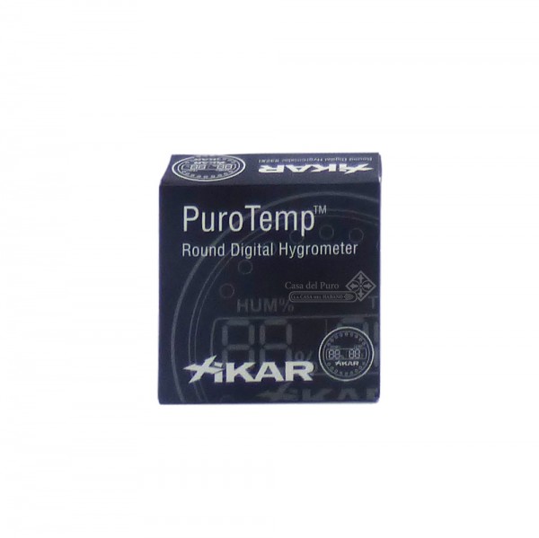 Xikar PuroTemp Digital Hygrometer Rund