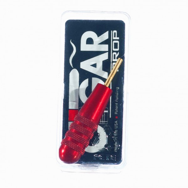 Practical Cigar Prop De-Aerator in the colour red 