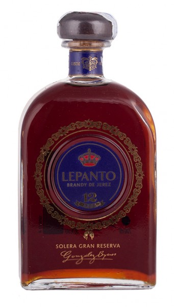 Lepanto Solera Gran Reserva Brandy 12 Jahre in der Flasche 