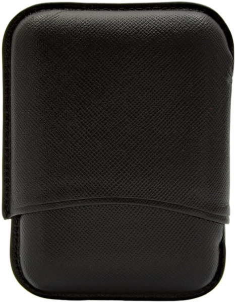 Martin Wess Short Robusto 3 Case Black with sliding lid 